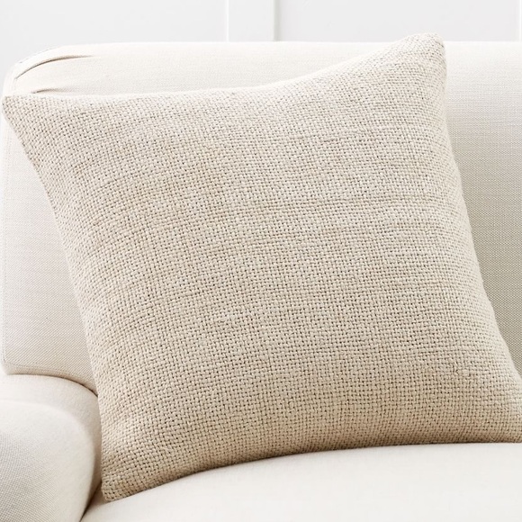 Pottery Barn Other - Pottery Barn Faye Linen Textured Pillow Cover, Flax NWOT